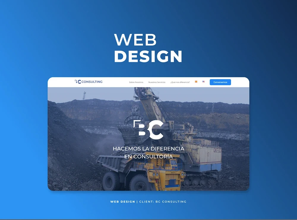 Diseño web responsive para BC Consulting — Vuelan Ideas